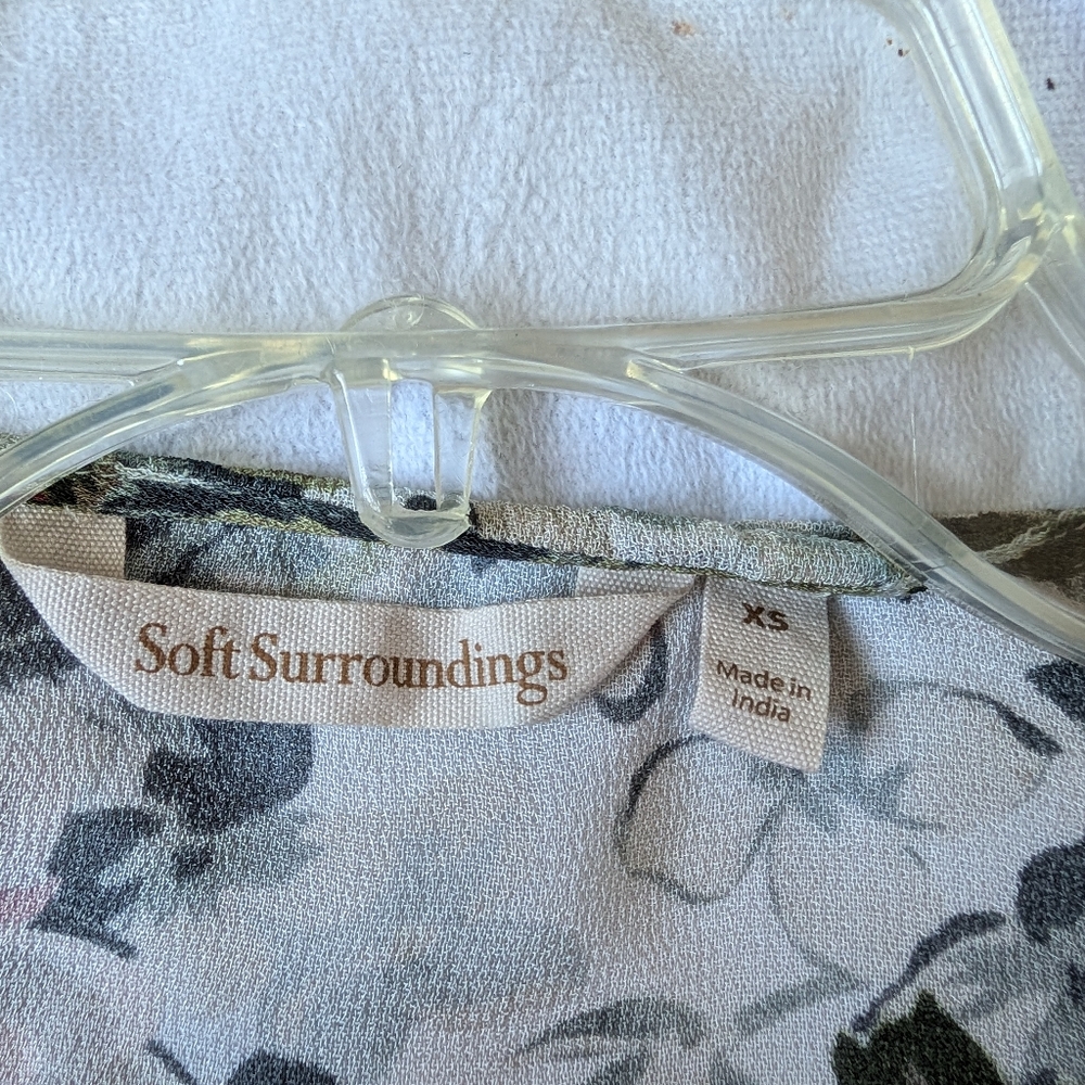 Soft Surroundings Open Front Topper/Cardigan/Coverup Sheer Size XS - Picture 4 of 8